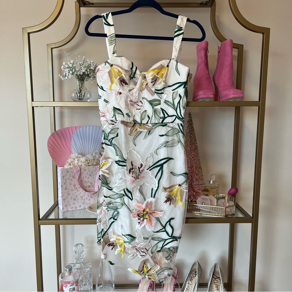 Chi Chi London Bodycon Dress- Size UK 8